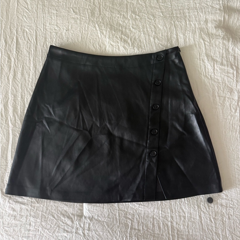 Z-supply black leather skirt - size small- New with tags